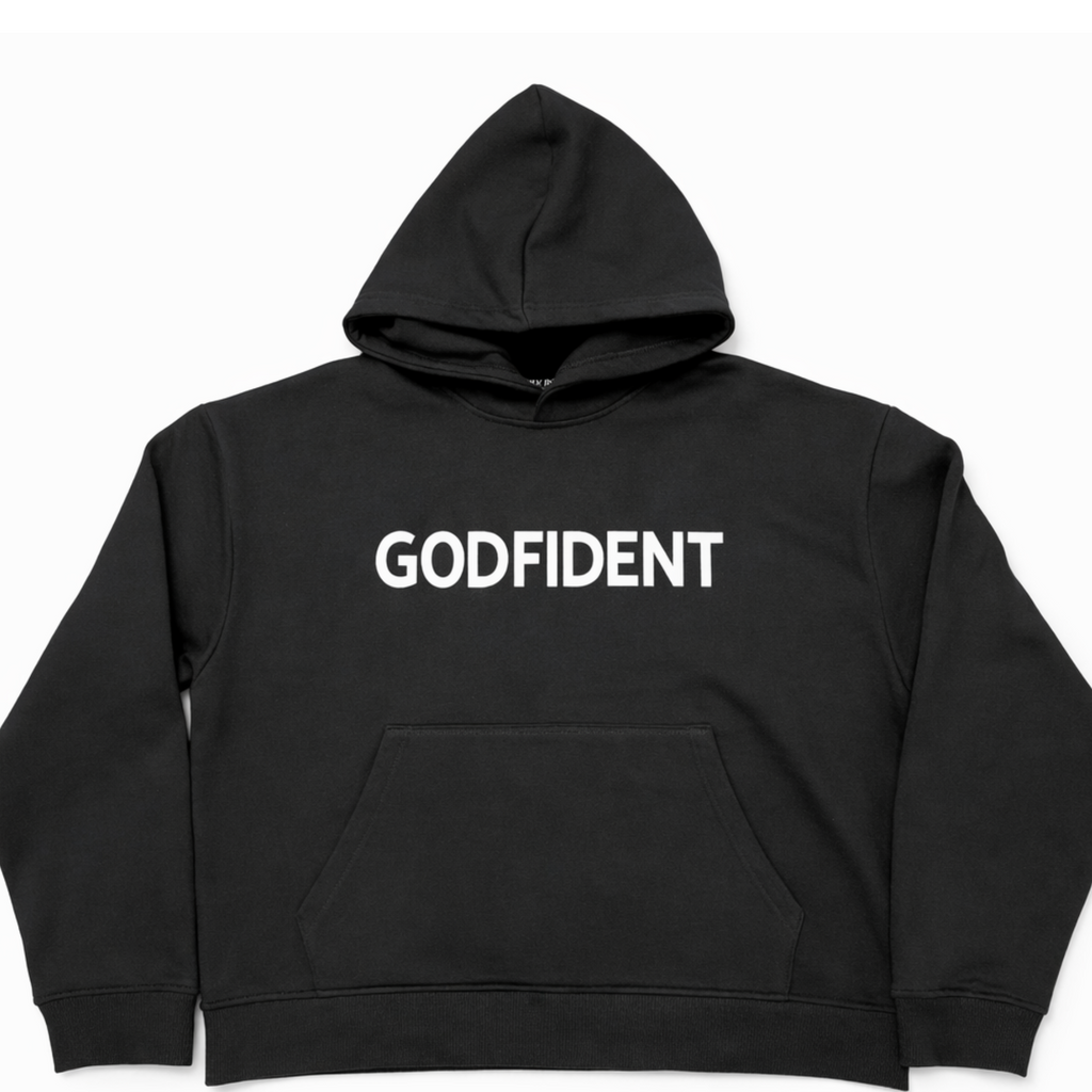 Holy Boy GODFIDENT Cropped Pullover Hoodie